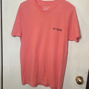 Columbia Men's Pink Short Sleeve Tee